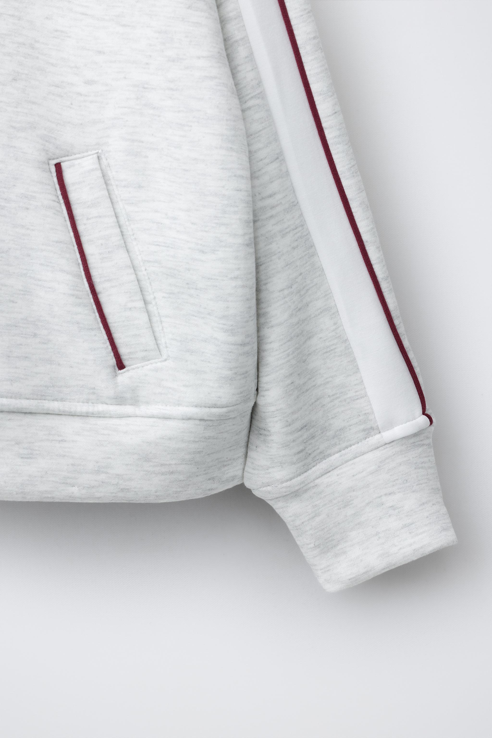SPORTY ZIP SWEATSHIRT